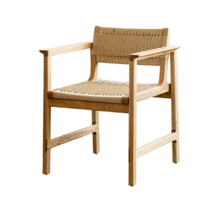 Sillón de madera de ratán, silla de Hotel, sillas de exterior, muebles de Hotel para jardín, comedor, restaurante a los mejores precios - Product Image 1