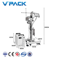 Produit de vente chaud Machine de codage Laser Co2 Codeur Laser abordable Imprimante portable Code à barres Date