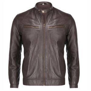 Veste en cuir pour homme tendance, veste en cuir personnalisée, respirante, veste d'hiver pour homme, vestes personnalisées, logo personnalisé - Product Image 4
