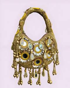 Fancy Fashion Pearl Suede Tassel <b>Pillow</b> Evening Clutch Bag for Ladies Wedding Party Lightweight - Product Image 4