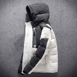 Custom Fashion Winter Coat Men Best Oversized Black\White\Blue Waterproof \Windproof Puffer <b>Duck</b> <b>Down</b> <b>Jacket</b> With Hood - Product Image 6