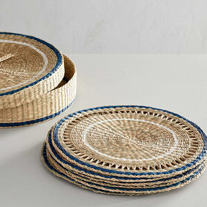 Set de Table en jonc de mer (lot de 6), accessoires de bohème, tapis de Table pour décoration de Table, vente en gros du Vietnam, écologique - Product Image 2