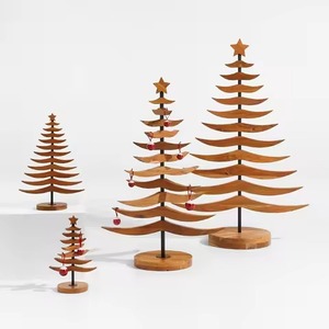 Árbol de Navidad Moderno de Metal Premium con Aspecto Invernal Suave, Diseño Ecológico para Temas y Decoración Navideña Romántica - Product Image 1