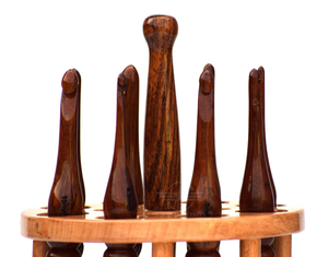 Handmade Rosewood <b>Crochet</b> <b>Hook</b> <b>Set</b> with Wooden Holder (4mm-10mm) Wooden <b>crochet</b> <b>hook</b> holder for gifting - Product Image 3