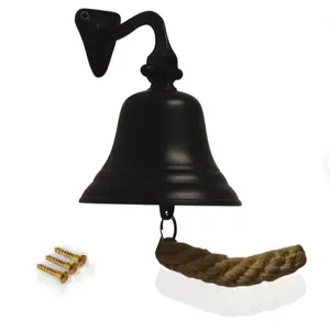 Cloche en bronze antique tendance du XIXe siècle, cloche de bateau en bronze, cloche personnalisée la plus vendue, cloche murale nautique - Product Image 1