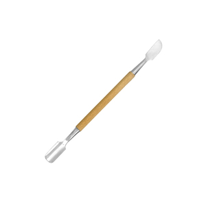 2024 negro Acero inoxidable piedra pie escofina empujador de uñas eléctrico de doble cara duradero profesional Gel removedor de esmalte de uñas herramienta - Product Image 1