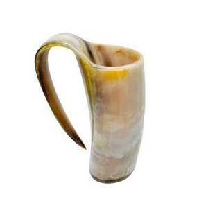 Jarra de Cuerno para Beber, Jarra de Cuerno para Bodas, Jarra de Cuerno para Beber Hecha a Mano, Jarra de Cerveza de Cuerno Polaca, Embalaje Personalizado - Product Image 1