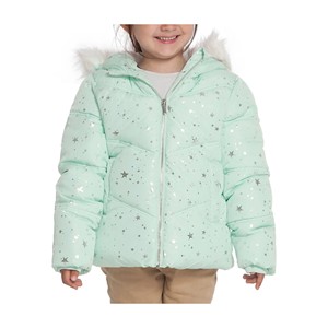 Veste longue à capuche pour filles de haute qualité, décontractée, d'extérieur, d'hiver, respirante, en nylon/polyester/coton, chaude, tendance, manteau scolaire coupe-vent - Product Image 1