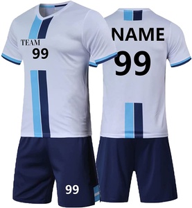 Maillot de football personnalisé pour enfants, ensemble court avec nom et numéro personnalisés pour garçons et filles, uniforme d'entraînement - Product Image 2