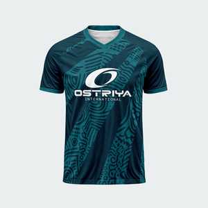 Personalized Team Football Digital Printing Front Logo Unisex <b>Soccer</b> Jersey Quick Dry Lightweight Plus Size Crew Neck Breathable - Product Image 1