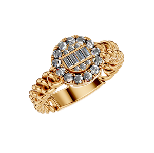 Anillo de Compromiso Clásico con Diamante Natural Personalizado 2025, Oro Real de 18K, Joyería Fina para Boda, Corte Baguette, Engaste de Puntas, Tendencia - Product Image 6