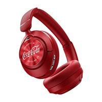 Casque de jeu Coca-Cola T07 sans fil, circum-auriculaire, avec ANC, son HD, ajustement confortable pour hommes et femmes