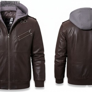 Gran oferta, recién llegado, chaquetas reflectantes formales informales de cuero impermeables para hombre, chaqueta para hombre, chaqueta de cuero Real de invierno para niños - Product Image 1