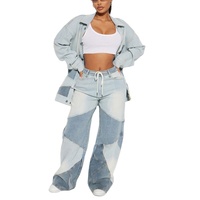 Vente chaude Streetwear tendance et personnalisé Jeans décontractés pour femmes Pantalon taille haute Jeans amples et respirants pour femmes