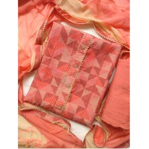 Fantaisie non cousu dames costumes pour indien et pakistanais mode robe tissu Salwar Kameez fête porter des vêtements pour femmes respirant - Product Image 4