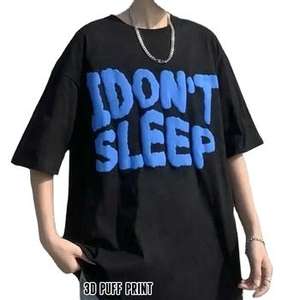 เสื้อยืดสำหรับผู้ชายและผู้หญิงเสื้อยืดคอตตอนแท้220g-360g พิมพ์ลายพัฟระบายอากาศได้ดี - Product Image 5