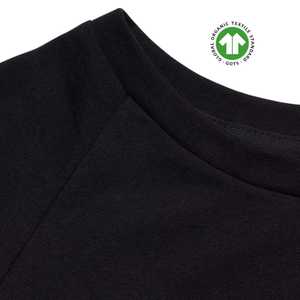 เสื้อยืดลูกเรือดำมรดกอินทรีย์สำหรับผู้ชายเสื้อยืดดำ-กลาง-น้ำหนักเจอร์ซีย์ผ้าฝ้ายอินทรีย์100% สีดำมรดกสืบทอด - Product Image 3