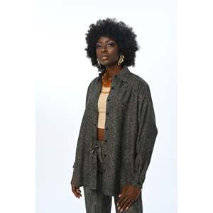 Camicia Oversize con Motivi per Donna, Elegante Blusa e Top - Product Image 4