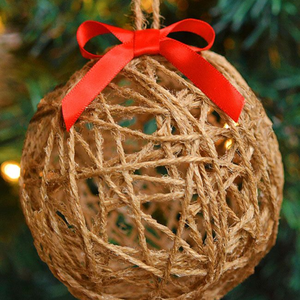 WHOLESALE CHRISTMAS RATTAN <b>BALL</b> ORNAMENTS 100% NATURAL HANDCRAFTED HOLIDAY DECORATION - Product Image 5
