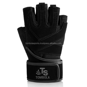 2025 nuevos guantes de Fitness de gimnasio de Entrenamiento Personalizados con correas OEM de alta calidad al por mayor - Product Image 3