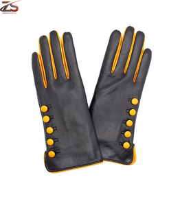Guantes de cuero Hombres y mujeres Guantes de cuero de moda Nuevos diseños Cómodos Moda de Venta caliente en material de alta calidad - Product Image 3