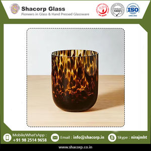 Pots en verre de bougies d'impression de léopard de style de luxe de marque populaire disponibles à un prix raisonnable - Product Image 2