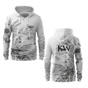 Sudadera con capucha ligera personalizada UPF 50 Poliéster Spandex Secado rápido 100% Algodón Camo Adulto Camuflaje básico - Product Image 4