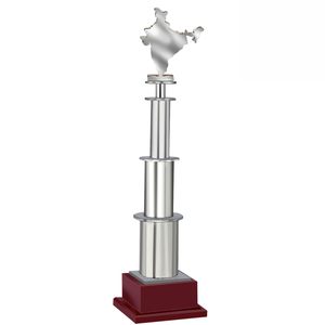 Trofeo de metal hecho a mano de proveedor indio para eventos escolares o deportes corporativos y reconocimiento disponible a precio de fábrica - Product Image 1