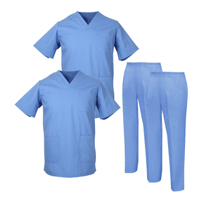 Cómodo juego de ropa médica para médicos y enfermeras con tela ligera y propiedades antibacterianas para la higiene - Product Image 4