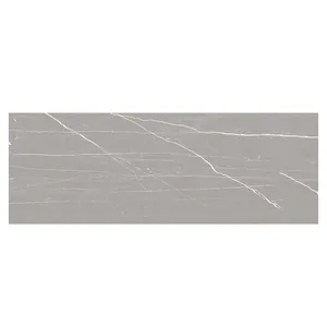 Prezzo scontato di tendenza per piastrelle di porcellana lucidate a specchio per interni esterni in arenaria Novex Grey lastre di marmo artificiale naturale
