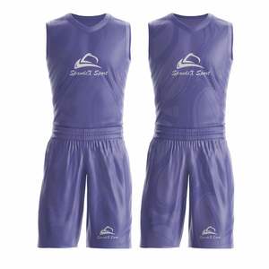 Uniformes de baloncesto reversibles personalizados para equipos, camisetas dobles, transpirables y de talla grande, tecnología estampada de verano - Product Image 1