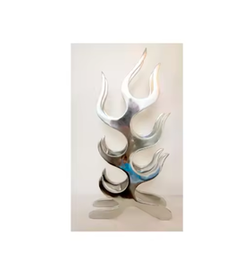 Estante de vino de Metal hecho a mano, exhibición creativa de botellas múltiples para fiestas, llegada de alta demanda, superventas - Product Image 3