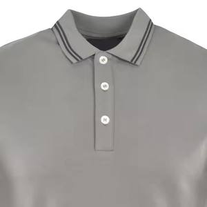 Polo en coton tricoté décontracté de qualité supérieure pour homme avec logo de golf personnalisé, design de vêtements de sport tendance - Product Image 3