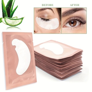 50 paires de patchs hydrogel jetables pour les yeux, non pelucheux, coussinets professionnels en gel pour les yeux, coussinets pour extensions de cils, vente en gros - Product Image 1