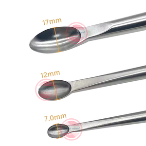 Letest New Professional Volkmann Curette, doble extremo, 5,5 "(14cm), copas ovaladas 5mm x 10mm y 6mm x 20mm Instrumentos ortopédicos - Product Image 4