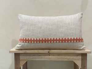 100% coton tissé Dobby rayures Jacquards coussin décoratif et taies d'oreiller motif brodé pour salon canapé literie - Product Image 3