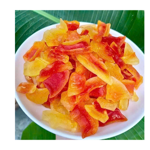 Rodajas de papaya secas de primera calidad, refrigerio vegano, Etiqueta Privada, servicio OEM, suministro al por mayor, exportación desde Vietnam - Product Image 2