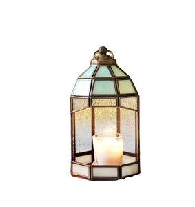 Behoma Hut Temple Lanterns for Home Decoration for <b>Table</b>-top Wholesale Colorful Frosted Amber Black <b>Clear</b> - Product Image 2