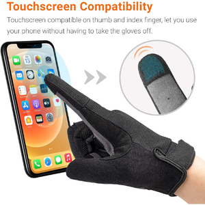 Gants de cyclisme en gros unisexe doux et confortable demi-doigt gants d'équitation/gant de cyclisme - Product Image 4