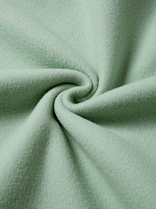 Sweat-shirt à col rond vert clair pull en molleton de coton unisexe à manches longues coupe ample hiver Streetwear décontracté vêtements durables - Product Image 4