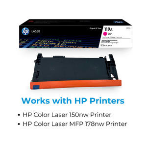Cartucho de Tóner Láser Magenta HP 119A, Número de Modelo CE285A W2093A - Product Image 4
