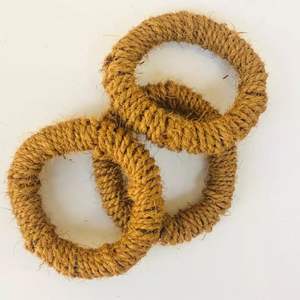 Soporte de salvamanteles para olla caliente, fibra de coco hecha a mano, respetuosa con el medio ambiente de fábrica de Vietnam, precio a granel, alta calidad - Product Image 2