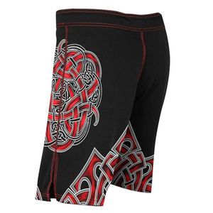 Short MMA imprimé par sublimation personnalisée de qualité supérieure pour hommes Braguette d'impression par sublimation avec fermeture velcro Short MMA extensible en vente - Product Image 5