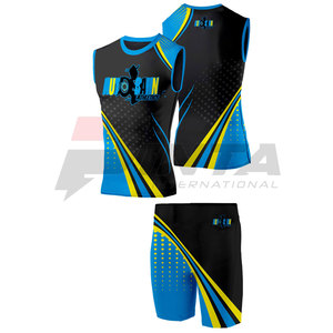 Uniforme de piste à bas prix de fabrication pakistanaise Ensembles de course de haute qualité Nouveau style uniforme d'athlétisme - Product Image 2