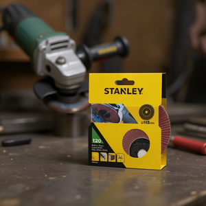 แผ่นขัดอลูมิเนียมออกไซด์ Stanley สำหรับเครื่องเจียร - Product Image 3