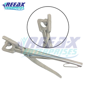 REEAX ENTERPRISES Alicates de marcado de orejas de acero inoxidable personalizados Servicio de instrumentos veterinarios OEM - Product Image 5