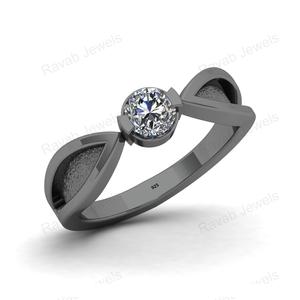 Joyería de circón delicada de plata de ley de 5mm más vendida con ajuste de bisel fabricación mayorista personalizada para mujeres para fiestas - Product Image 4