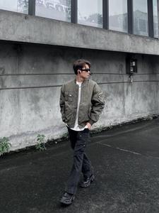 Venta caliente chaqueta acolchada de nailon reversible aislada personalizada para hombres - Product Image 4