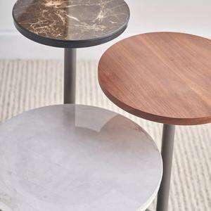 Modern <b>Nesting</b> Umbrella Side <b>Table</b> <b>for</b> Bedroom <b>Living</b> <b>Room</b> Furniture Decor 2 tier - Product Image 5