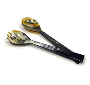 Juego de 2 Servidores de Ensalada de Madera de Mango, Juego de Utensilios de Madera Hechos a Mano, 6 Piezas con Mango, Cuchara para Sopa, Utensilios de Calidad - Product Image 6